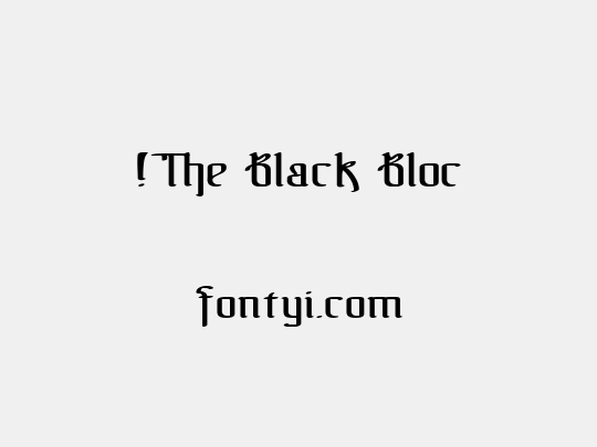 !The Black Bloc
