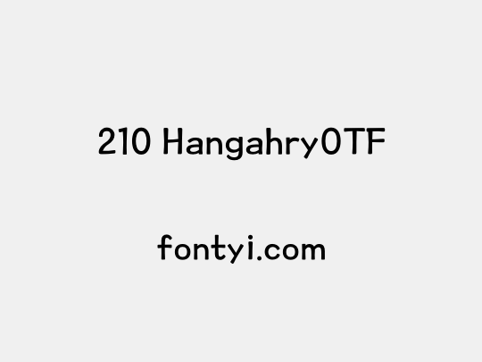 210 HangahryOTF