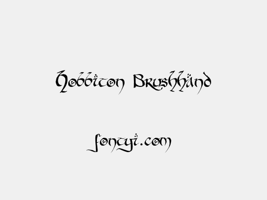 Hobbiton Brushhand
