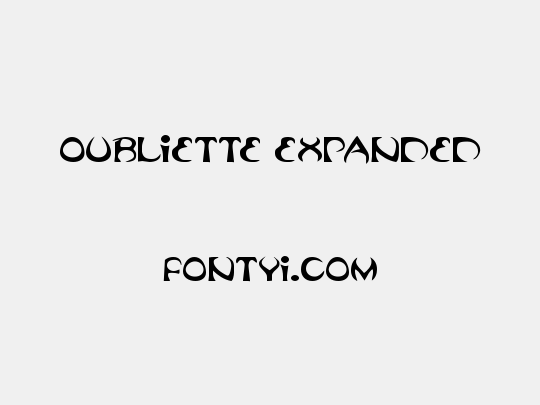 Oubliette Expanded