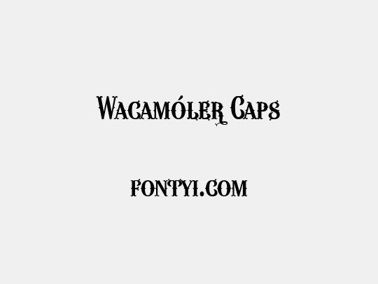 Wacamóler Caps