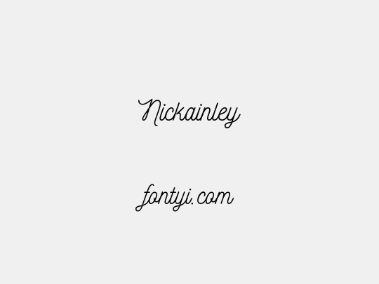 Nickainley