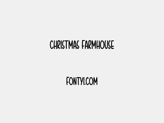 Christmas Farmhouse