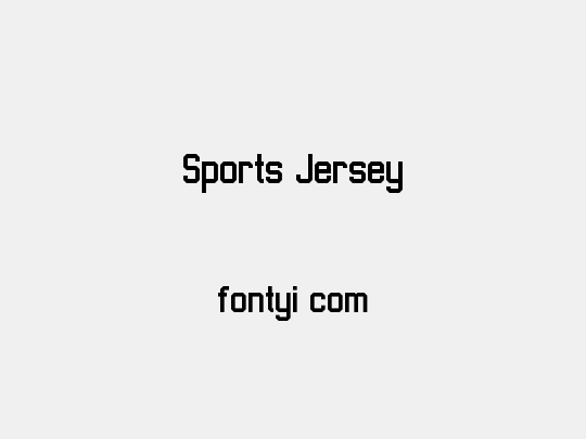 Sports Jersey