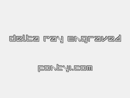 Delta Ray Engraved
