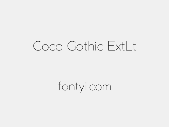 Coco Gothic ExtLt