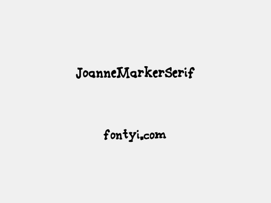 JoanneMarkerSerif