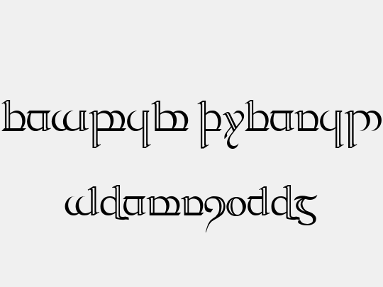 Tengwar Quenya-2