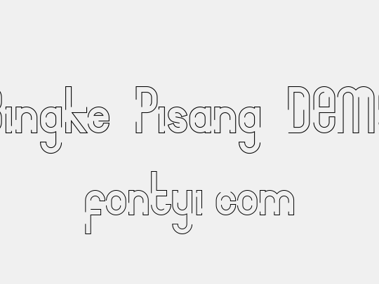 Bingke Pisang DEMO