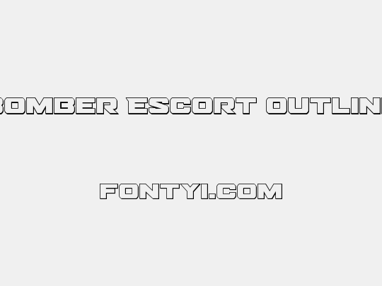 Bomber Escort Outline