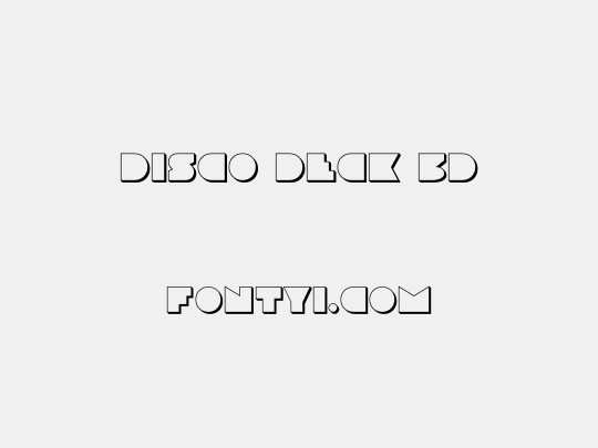 Disco Deck 3D