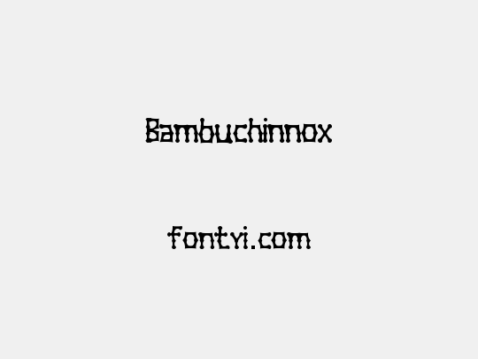 Bambuchinnox