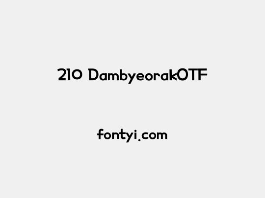 210 DambyeorakOTF