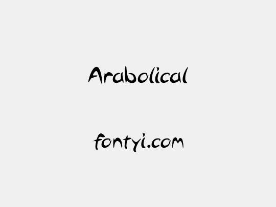 Arabolical