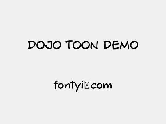 DOJO TOON DEMO