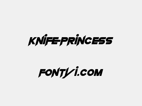 Knife Princess