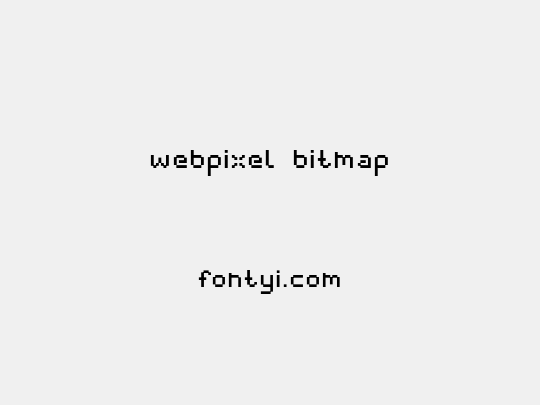 webpixel bitmap