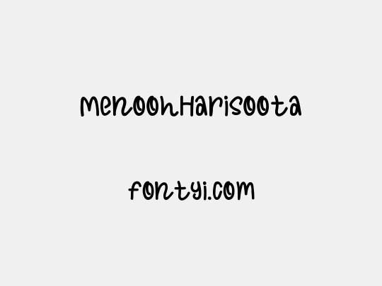 MenoohHarisoota