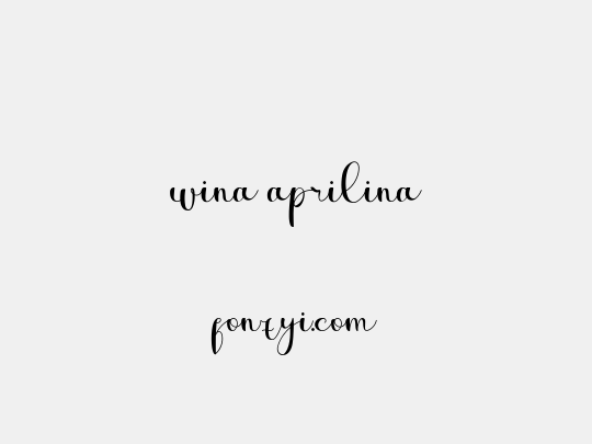 wina aprilina