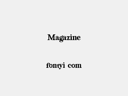 Magazine