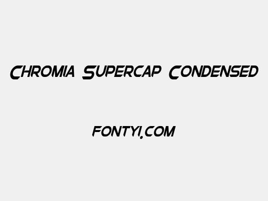 Chromia Supercap Condensed