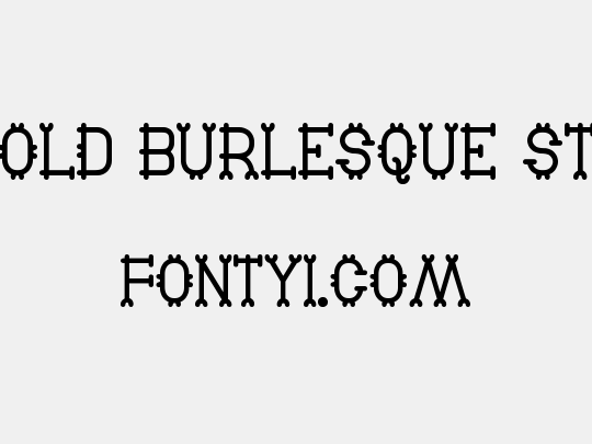 Old Burlesque St