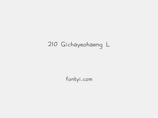 210 Gichayeohaeng L