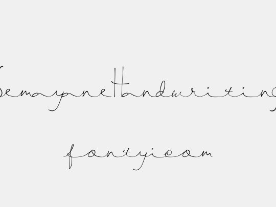 SemayaneHandwriting