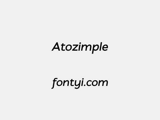 Atozimple