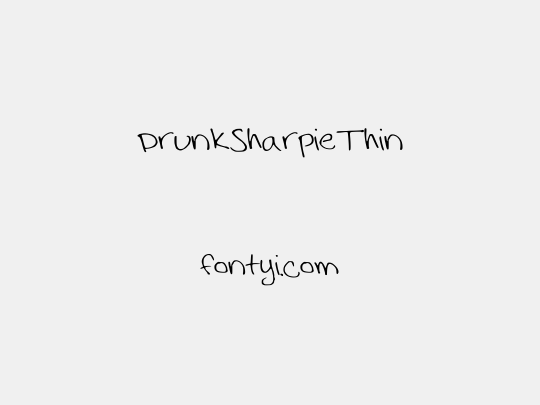 DrunkSharpieThin
