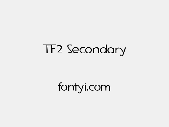 TF2 Secondary