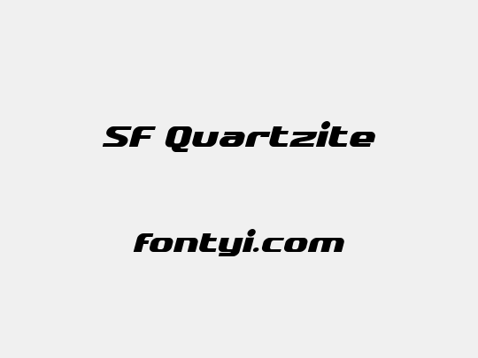 SF Quartzite
