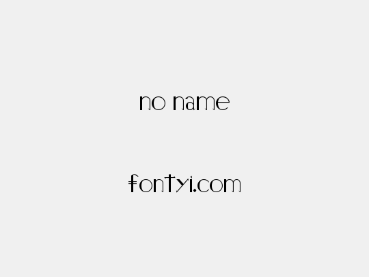 no name