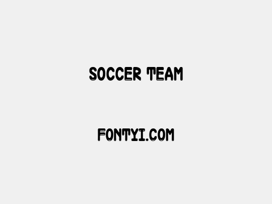 Soccer Team