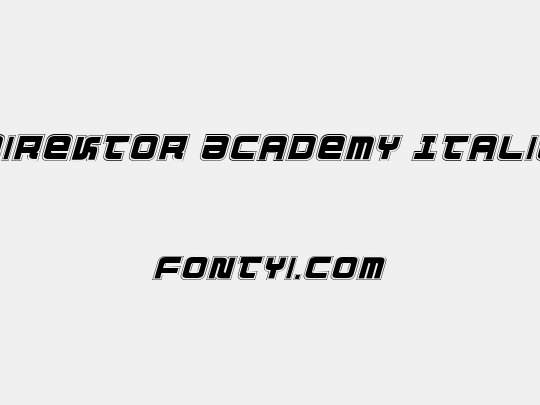 Direktor Academy Italic