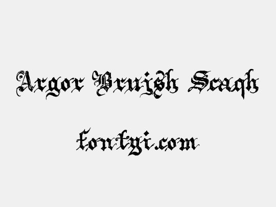 Argor Brujsh Scaqh