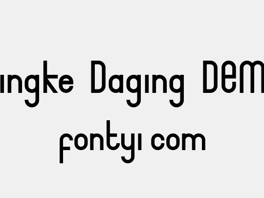 Bingke Daging DEMO
