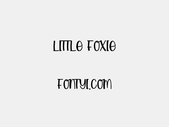 Little Foxie