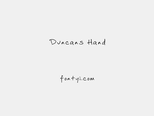 Duncans Hand