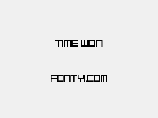 Time Won