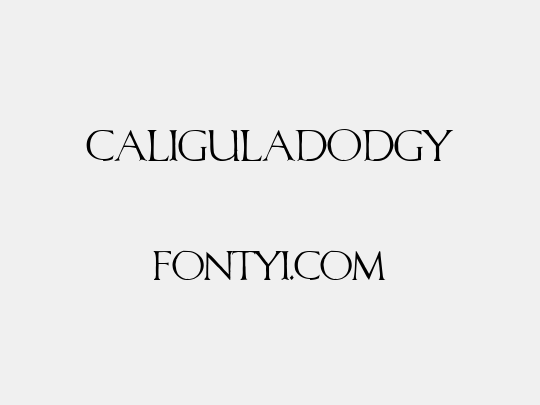 CaligulaDodgy