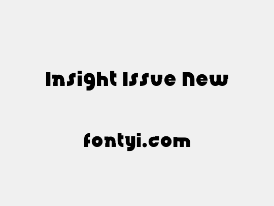 Insight Issue New