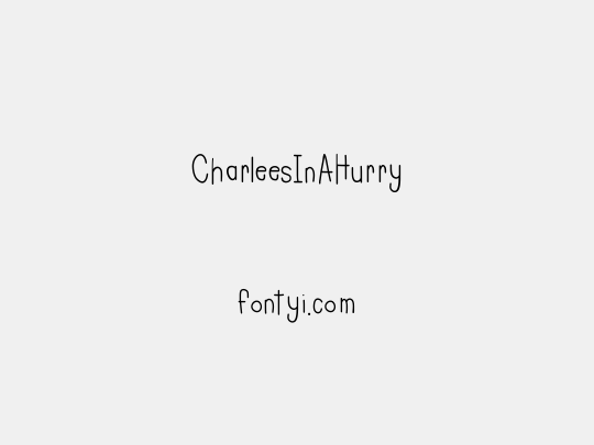 CharleesInAHurry
