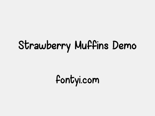 Strawberry Muffins Demo