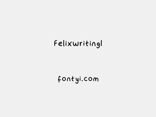 Felixwriting1