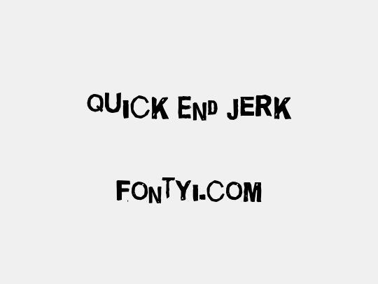 Quick End Jerk