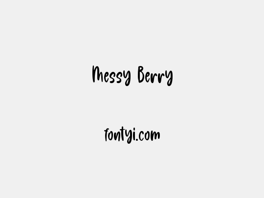 Messy Berry