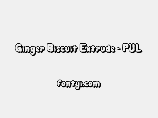 Ginger Biscuit Extrude - PUL