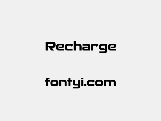 Recharge