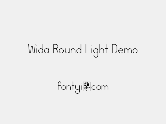 Wida Round Light Demo